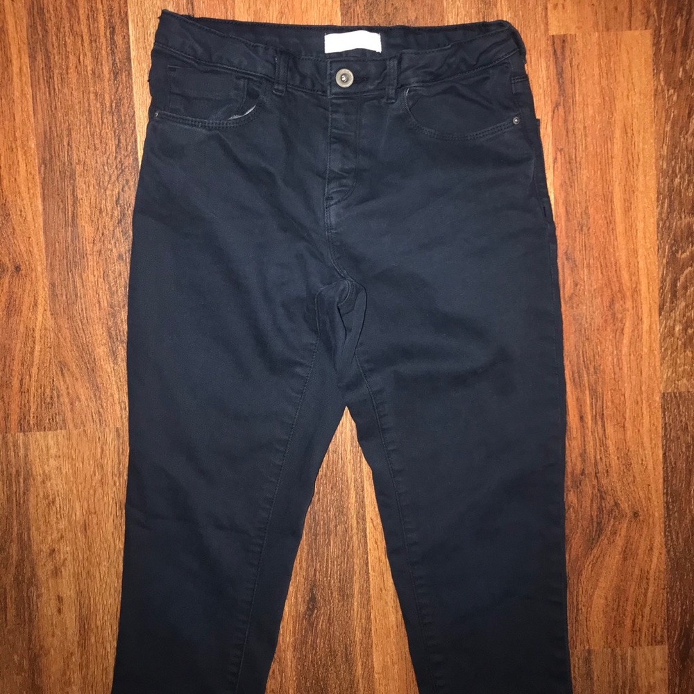 Zara girls casual collection navy skinny 13/14 - Picture 8 of 10